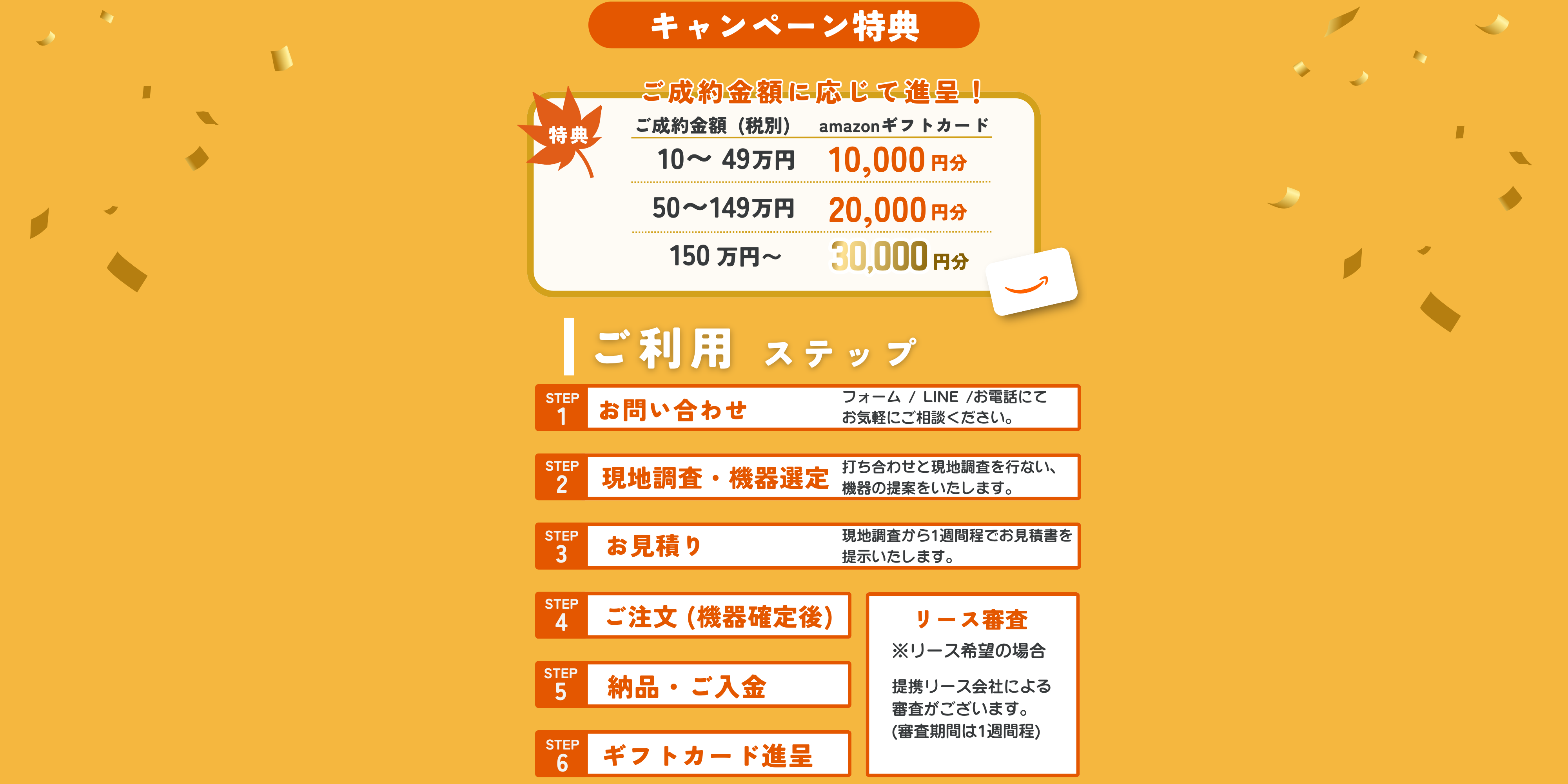 厨房機器　キャンペーン